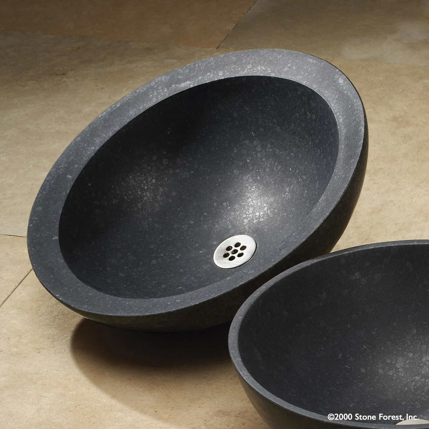 Beveled Round Sink, Polished - Image 3
