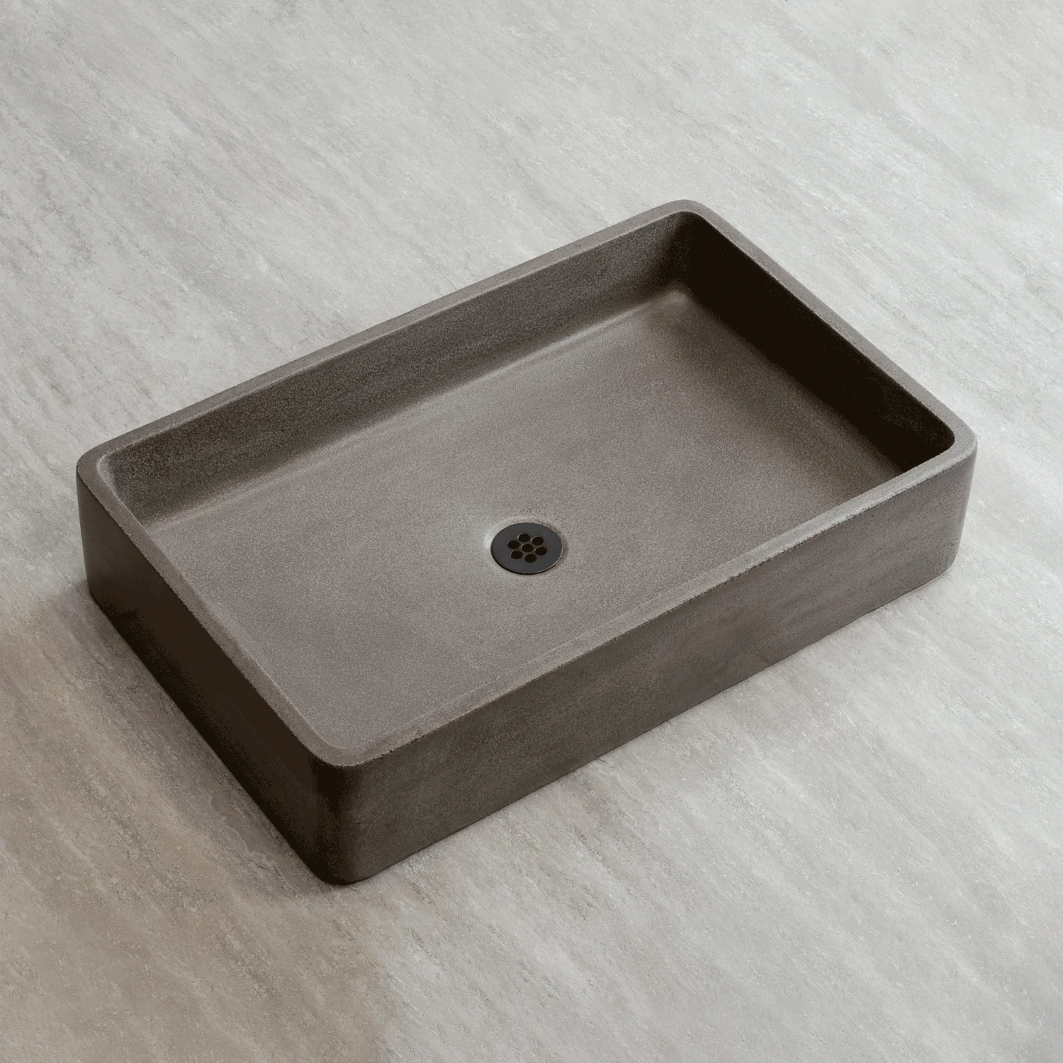 CONTOUR RECTANGULAR SINK, ELEMENTAL CONCRETE - Image 2