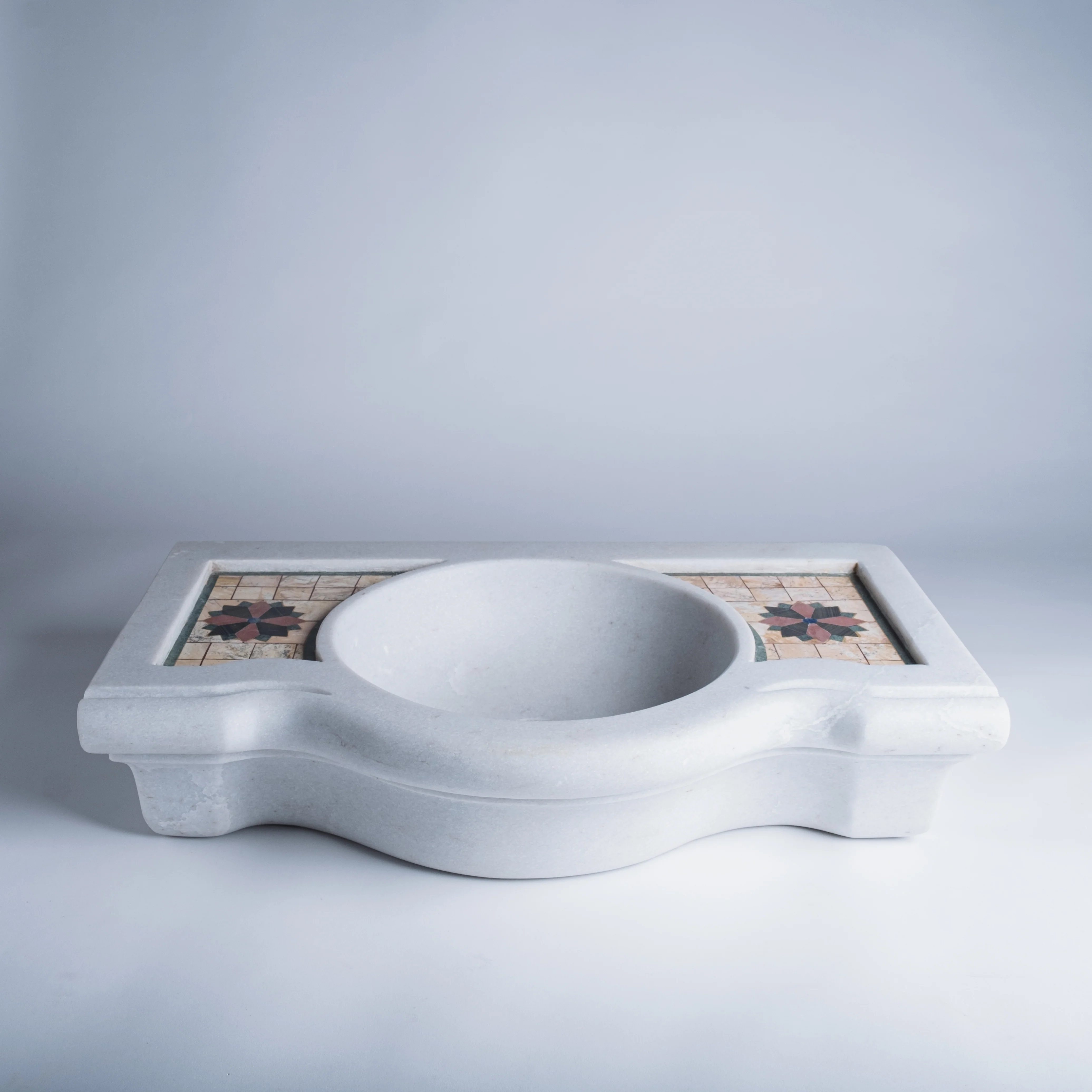 Small Mosaic Console Sink - Image 3