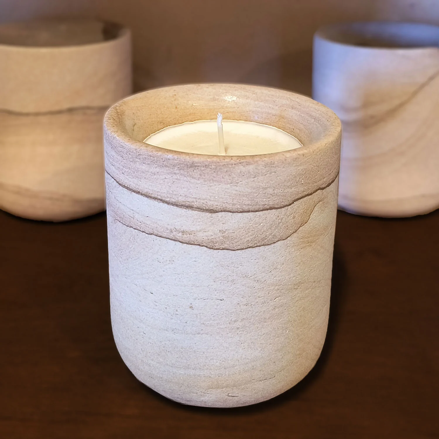 Sandstone Candle - Image 2